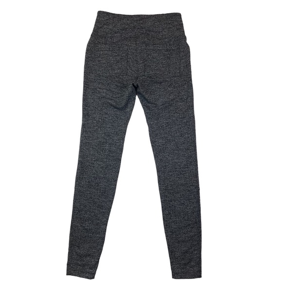 Athleta Herringbone Leggings w Side Pockets Black - Picture 3 of 12